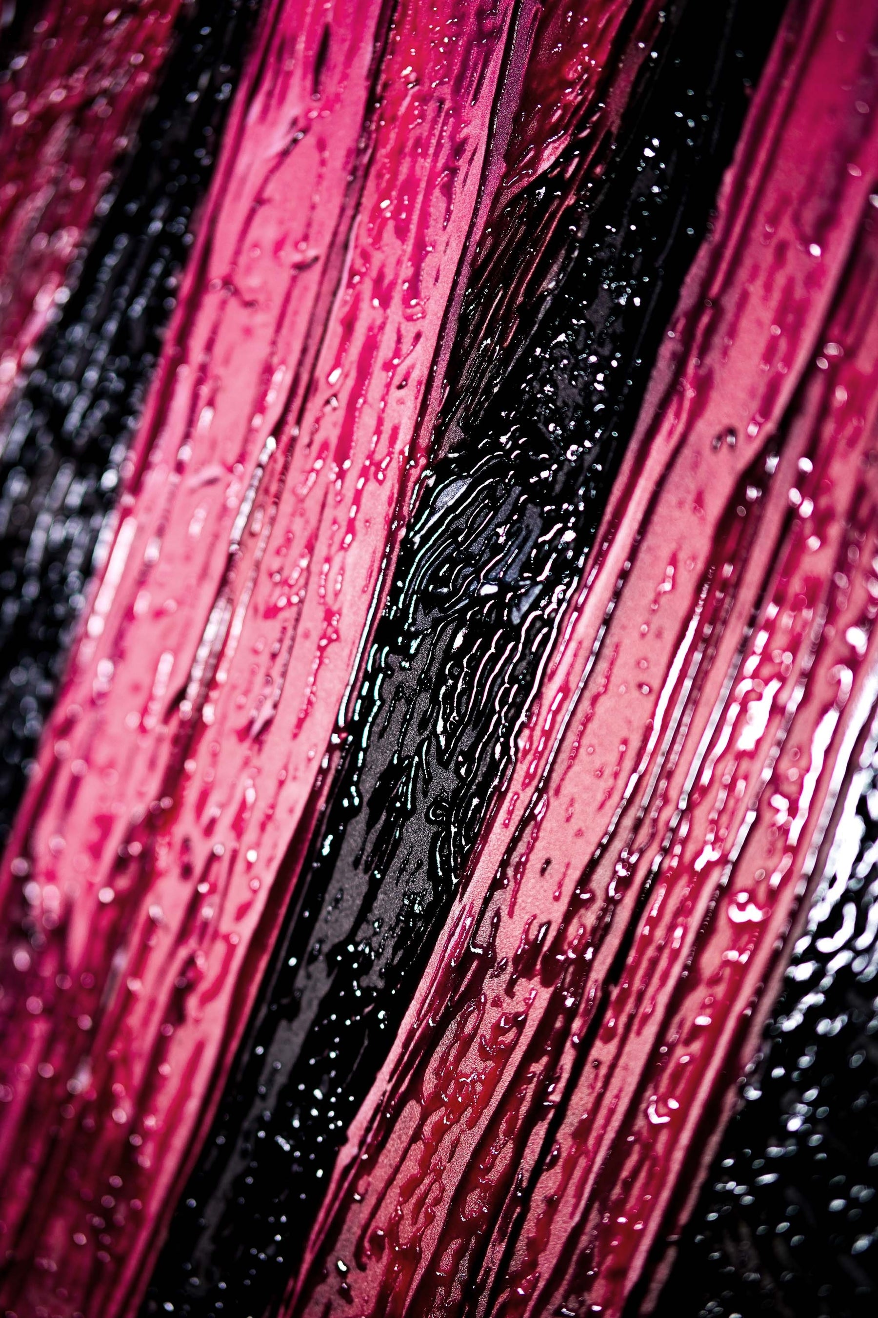 Magenta Midnight Frond — A Sculpted Pulse of Tropical Velvet