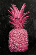 Eclectic Pineapple Pulse — Un pop texturizado en rosa y negro