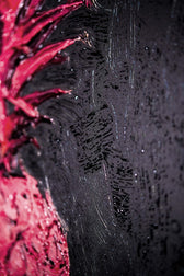 Eclectic Pineapple Pulse — Un pop texturizado en rosa y negro
