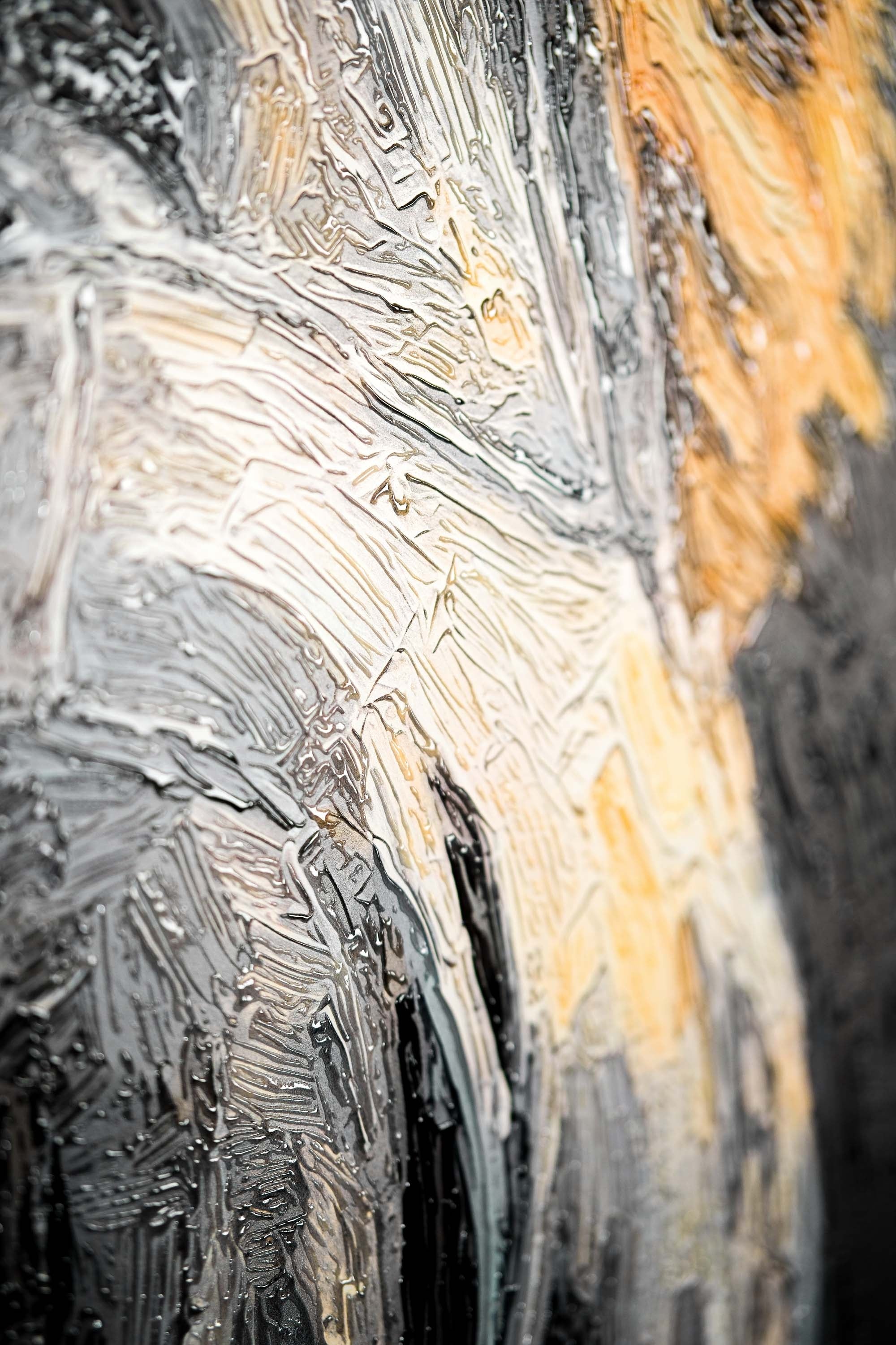 Majestic Urban Monarch — A 3D Impasto Portrait of Street Royalty