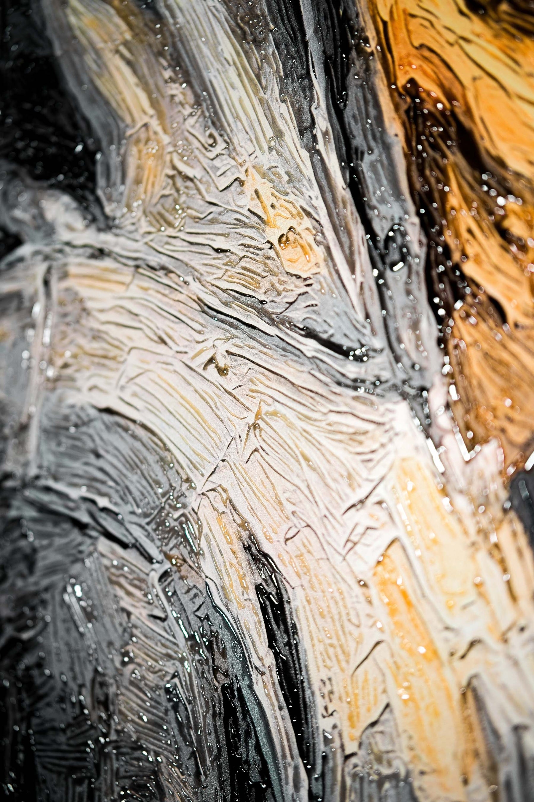 Majestic Urban Monarch — A 3D Impasto Portrait of Street Royalty