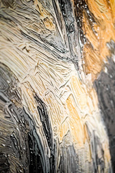 Majestic Urban Monarch — Sokak Asaletinin 3D Impasto Portresi