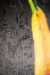 Velvet Drip — 3D Haptic Embossed High-Gloss Luxury Wall Art