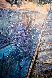 Twilight Pier Reflections — 3D Haptic Embossed High-Gloss Luxury Wall Art