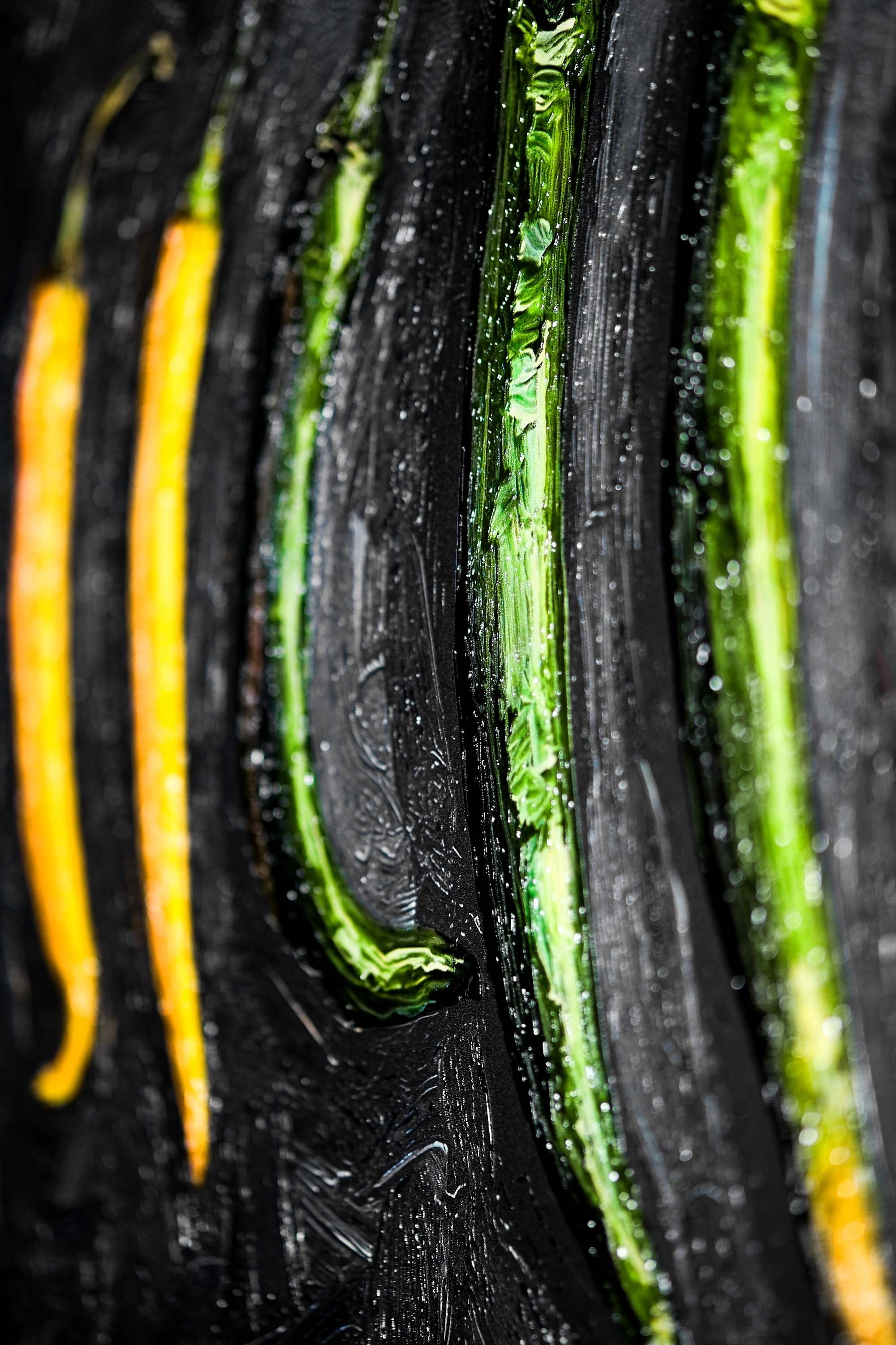 Radiant Spice Spectrum — 3D Haptic Embossed High-Gloss Luxury Wall Art