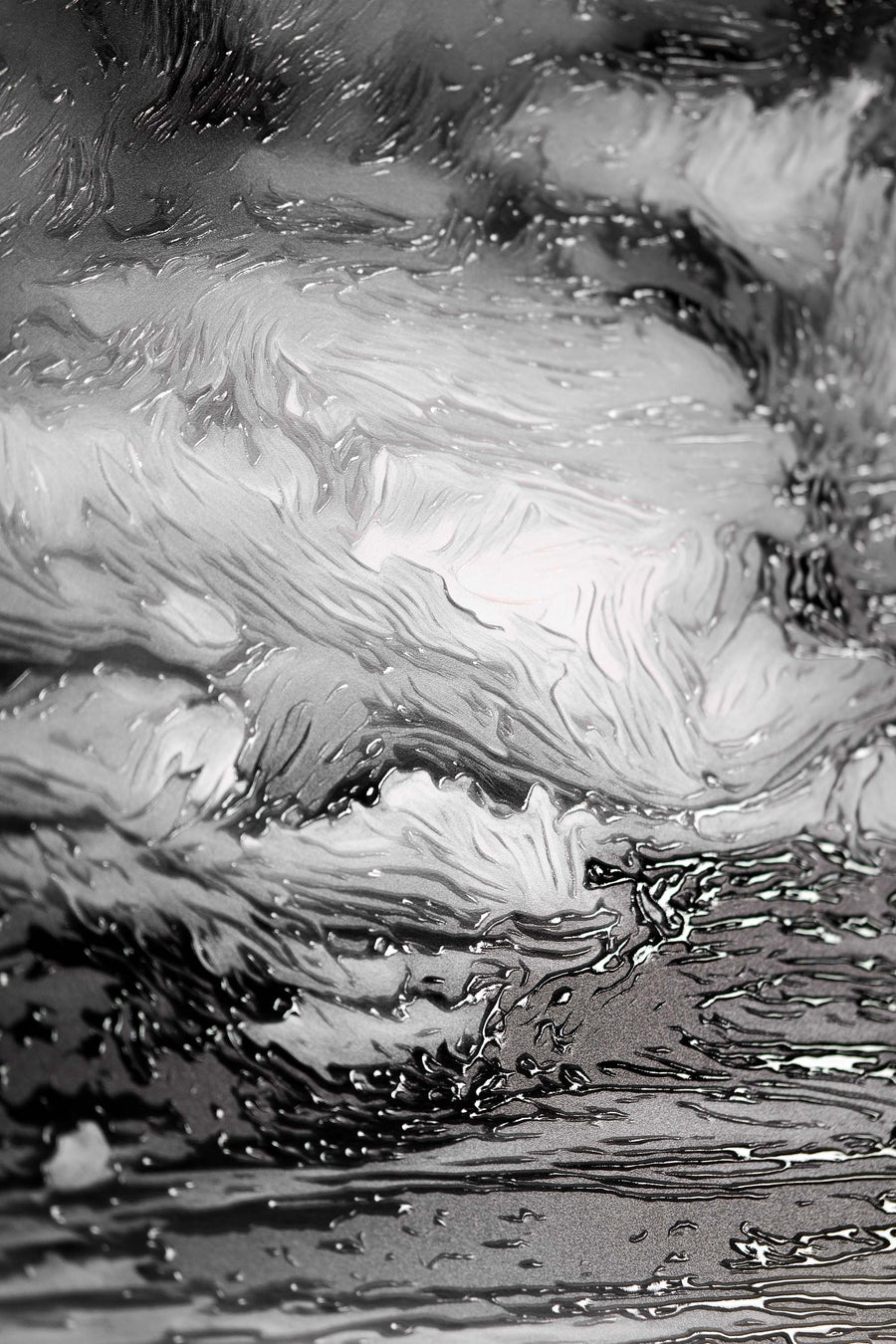 Crimson Sentinel of the Noir Coast — 3D Haptic Embossed High-Gloss Luxury Wall Art