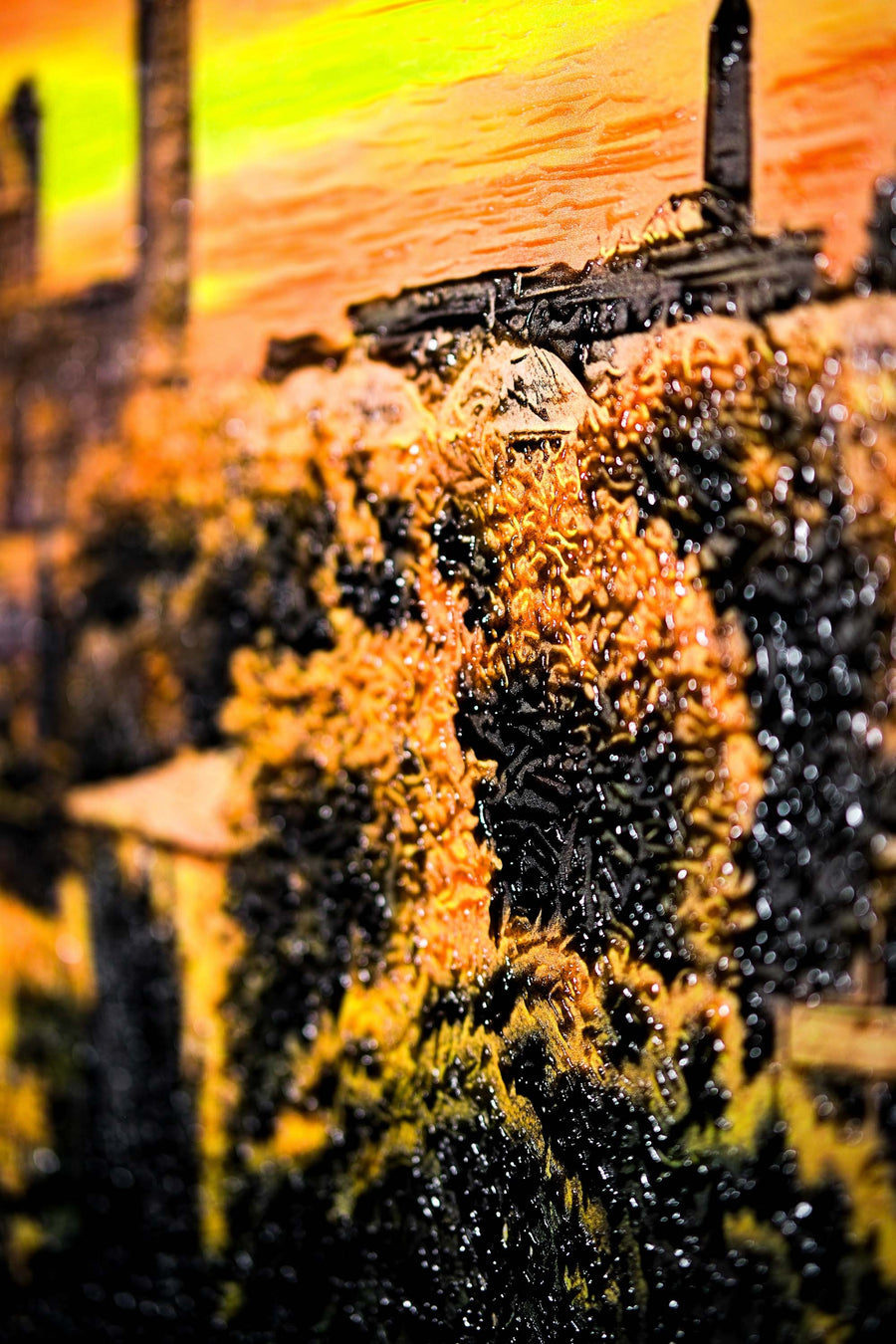 Eternal Sultan Ahmed Radiance — 3D Haptic Embossed High-Gloss Luxury Wall Art