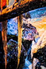 Havre du trio tropical — Œuvre murale de luxe à relief haptique 3D ultra-brillante