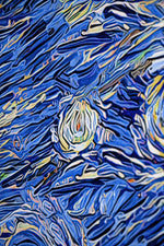Celestial Touch of Creation — 3D Haptic Embossed High-Gloss Luxury Wall Art