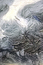 Weathered Shoreline Sentinel — 3D Haptic Embossed High-Gloss Luxury Wall Art
