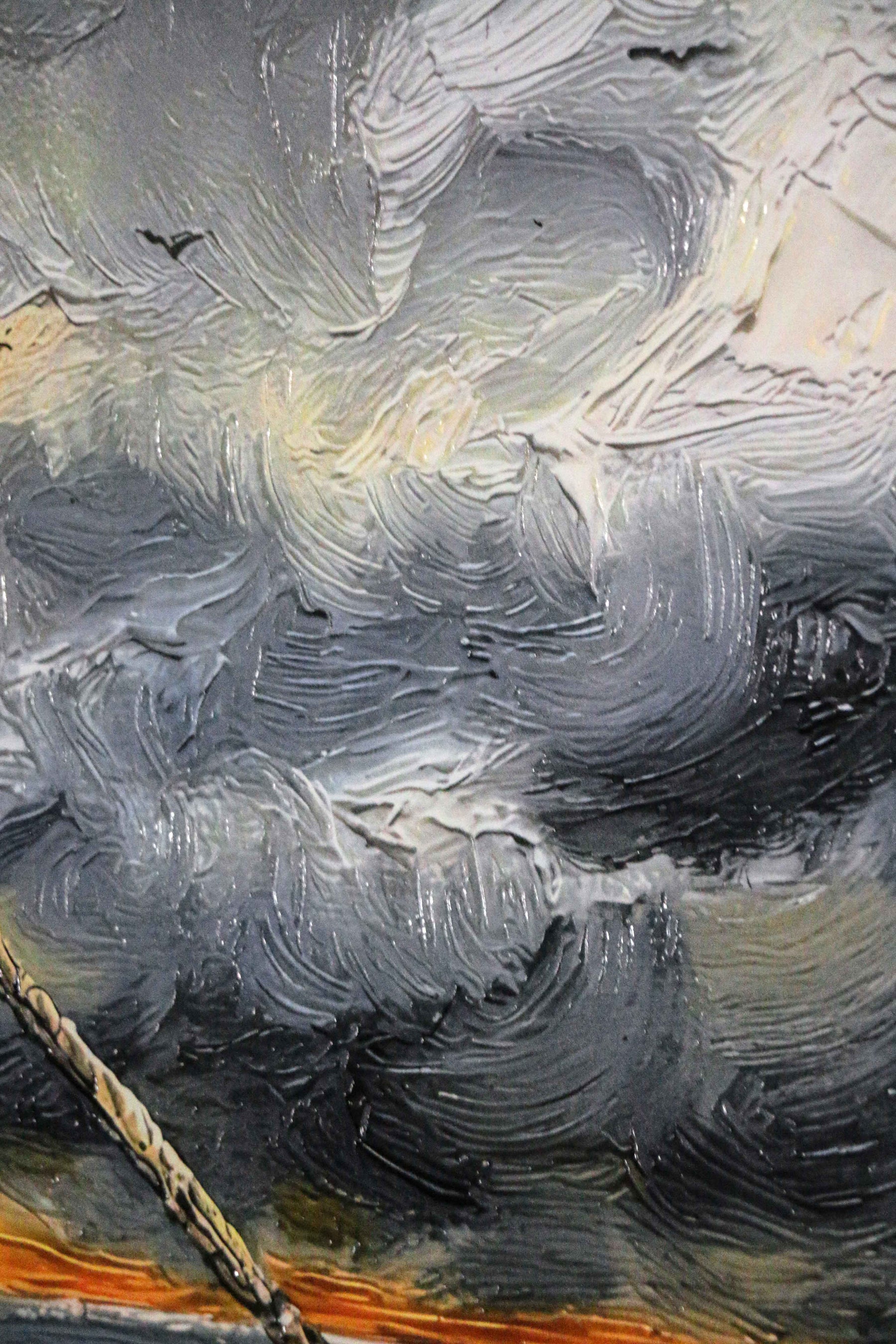 Weathered Shoreline Sentinel — 3D Haptic Embossed High-Gloss Luxury Wall Art