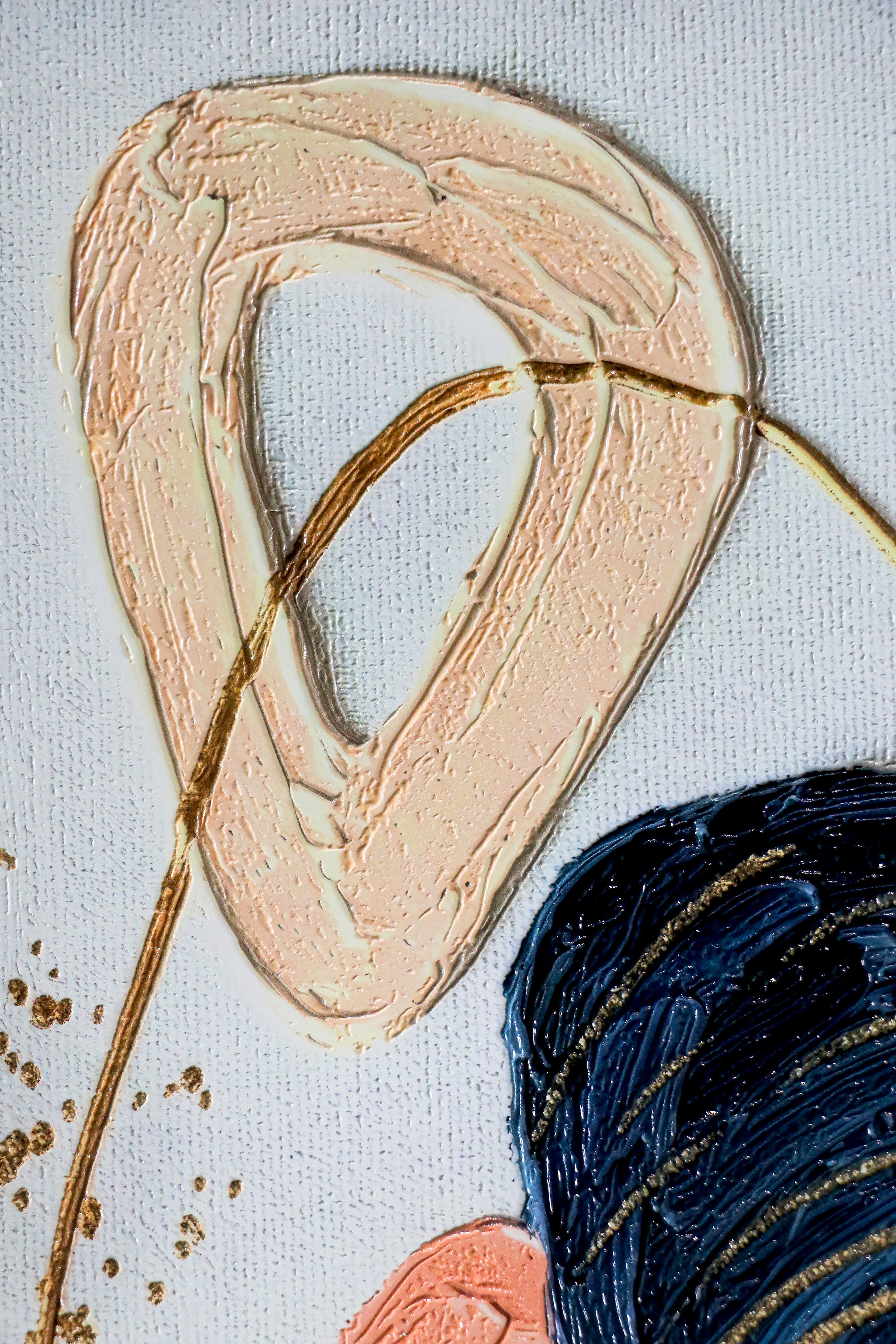 Celestial Equilibrium — 3D Haptic Embossed High-Gloss Luxury Wall Art