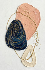Celestial Equilibrium — 3D Haptic Embossed High-Gloss Luxury Wall Art