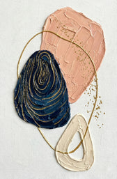 Celestial Equilibrium — 3D Haptic Embossed High-Gloss Luxury Wall Art
