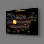 Colorado State Map - 3D Embossed Metal Wall Art