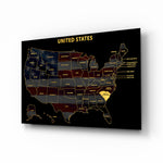 South Carolina State Map - 3D Embossed Metal Wall Art