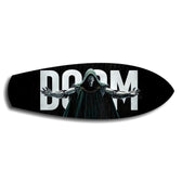 Masked Cloaked Villain Comic Glass Wall Art.
