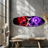 Anime Sorcerer Dual Magic Glass Wall Art.