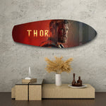 Nordic Hero Movie Poster Glass Wall Art.