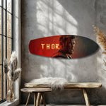 Nordic Hero Movie Poster Glass Wall Art.