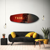 Nordic Hero Movie Poster Glass Wall Art.