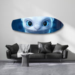 White Dragon Blue Eyes Glass Wall Art.