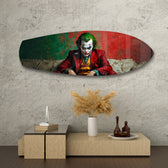 Sinister Clown Comic Pop Art Glass Wall Art.