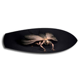 Dark Horned Creature Fantasy Glass Wall Art.