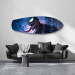 Dark Symbiote Anti-Hero Glass Wall Art.