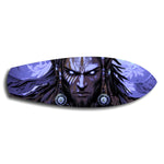 Tribal Chief Warrior Comic Glass Wall Art.