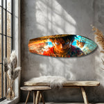 Straw Hat Pirate Captain Anime Glass Wall Art.