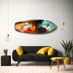 Straw Hat Pirate Captain Anime Glass Wall Art.