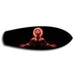 Anime Demon King Red Halo Glass Wall Art.