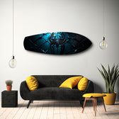 3D Spider Web Glass Wall Art.