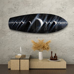 Planetary Alignment Galaxy Glass Wall Art.