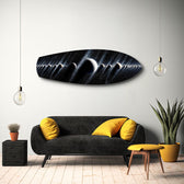 Planetary Alignment Galaxy Glass Wall Art.
