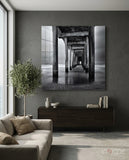 Dock Glass Wall Art - Lifestyle preview in a designer interior