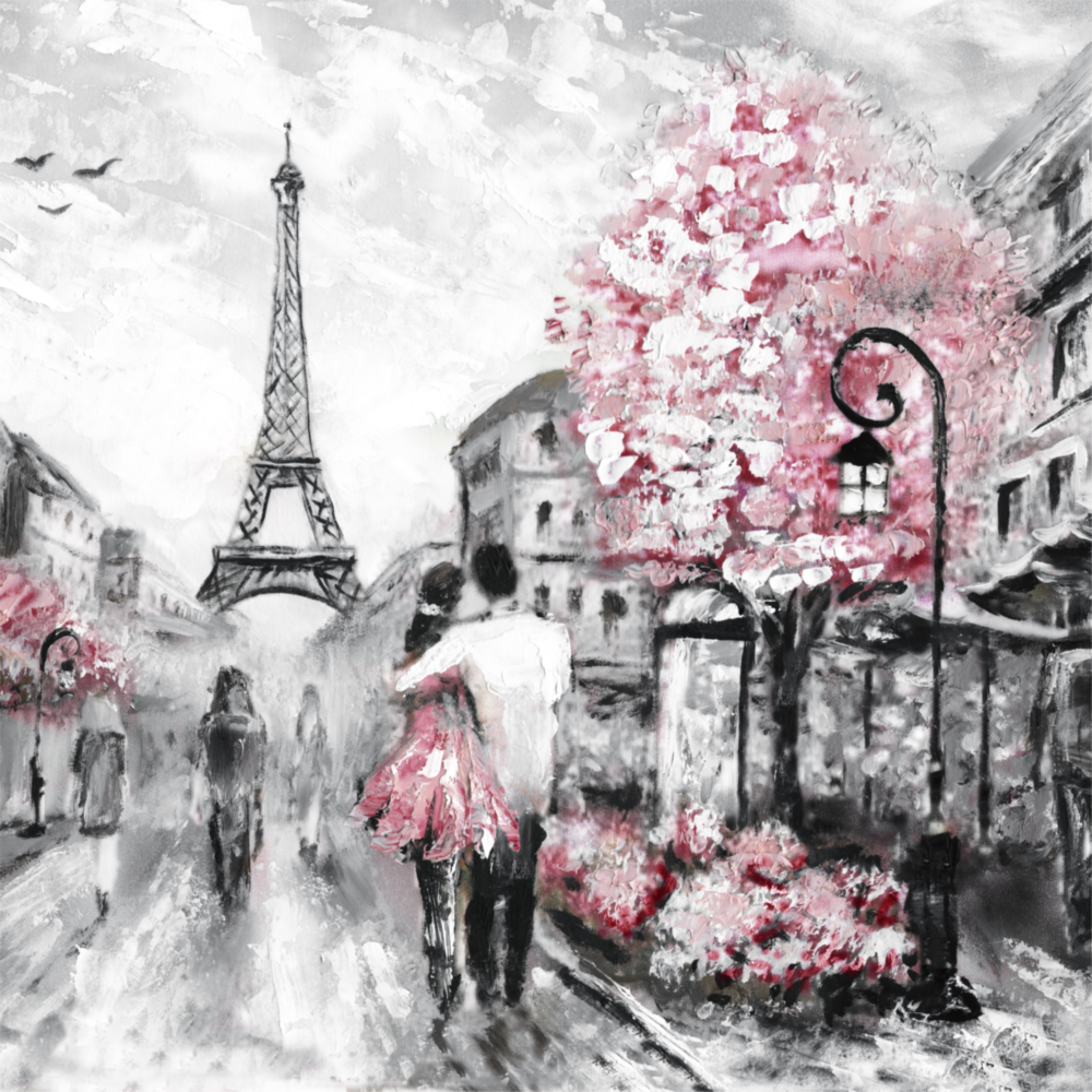 Paris Glass Wall Art