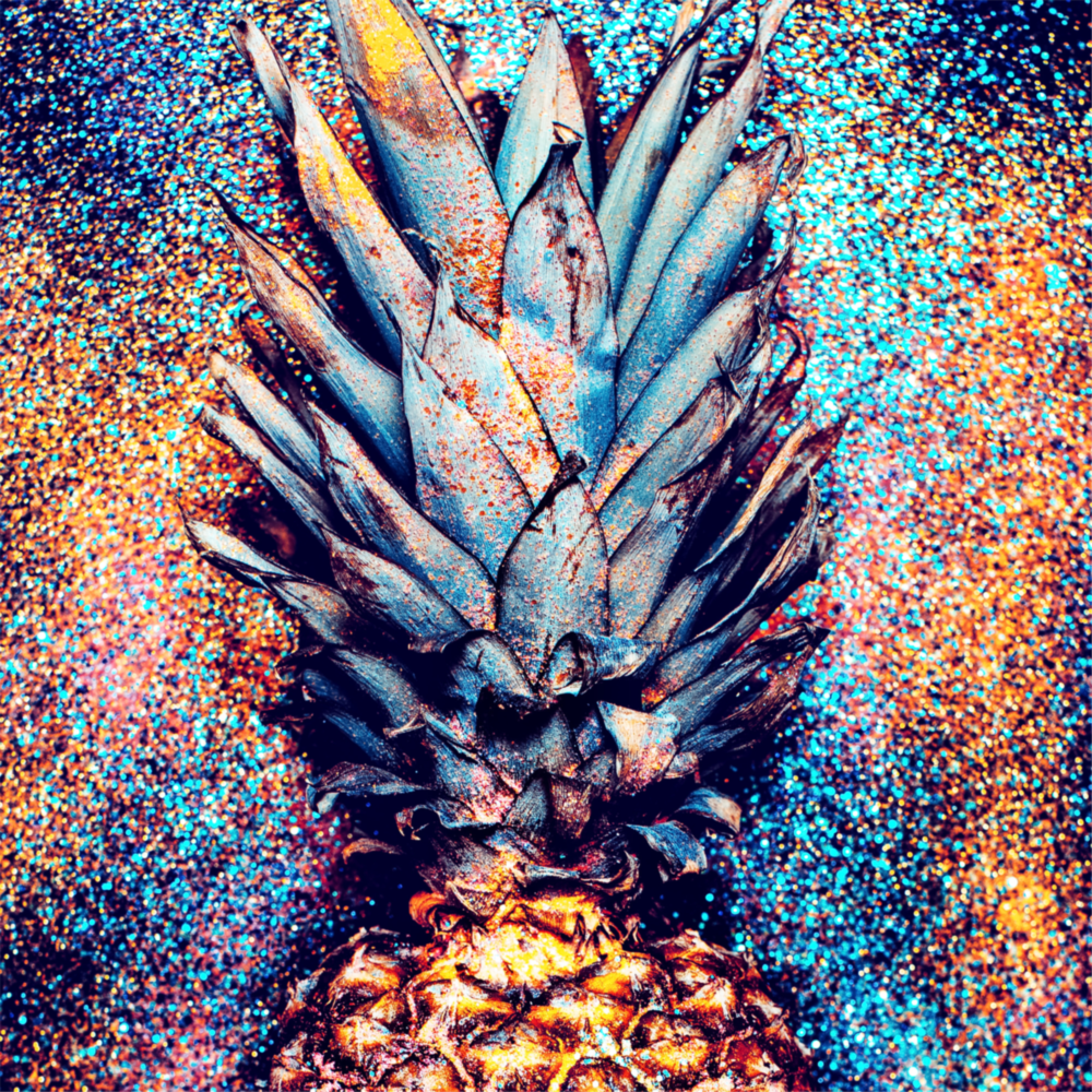 Pineapple Glass Wall Art