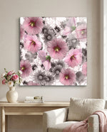 Flower Glass Wall Art - Lifestyle preview in a designer interior