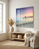Dock Glass Wall Art - Lifestyle preview in a designer interior