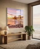 Dock Glass Wall Art - Lifestyle preview in a designer interior
