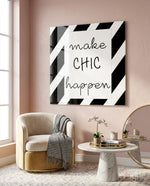 Chic Glass Wall Art - Lifestyle preview in a designer interior