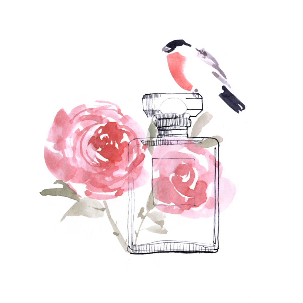 Perfume Glass Wall Art