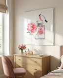 Perfume Glass Wall Art - Lifestyle preview in a designer interior