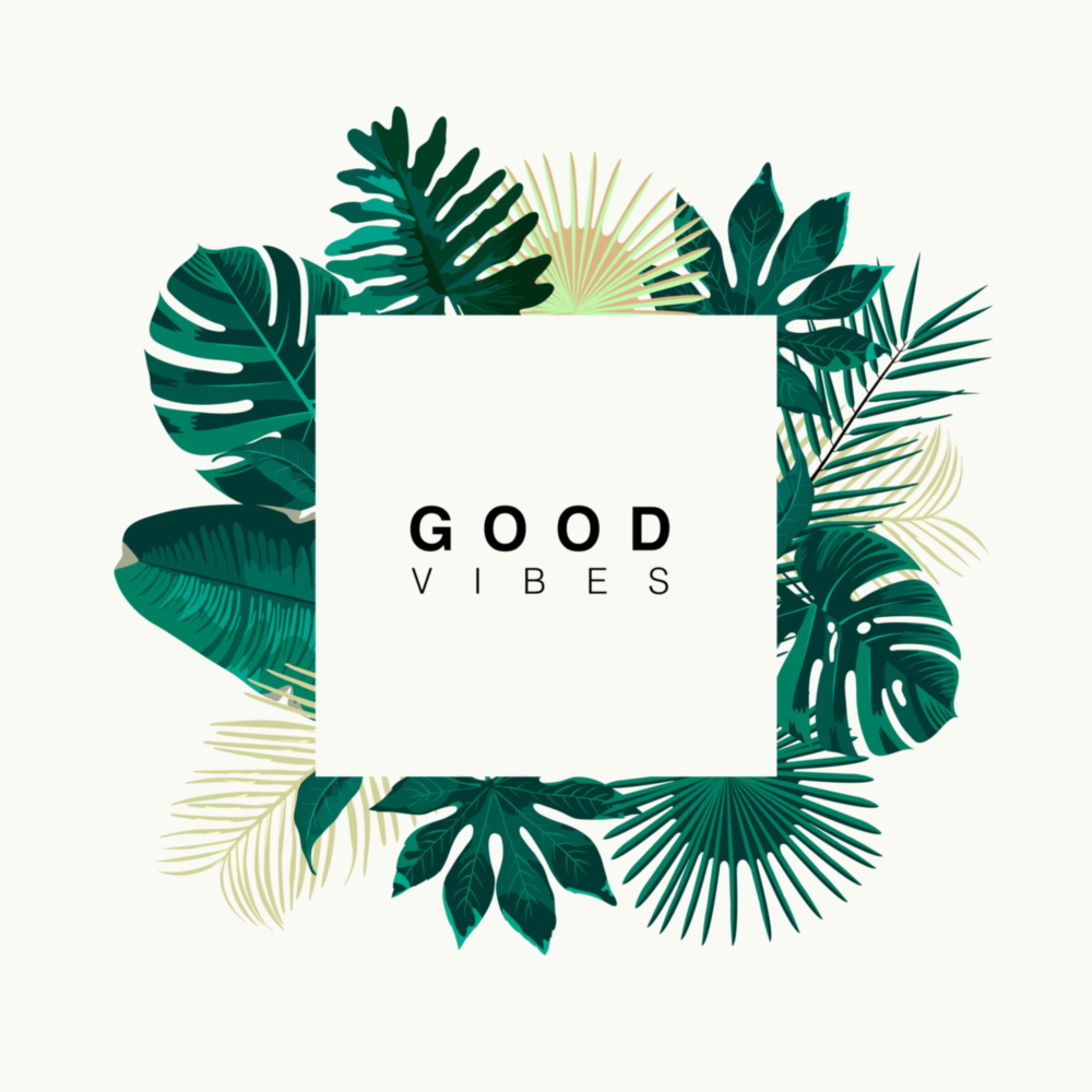 Good Feelings Glass Wall Art