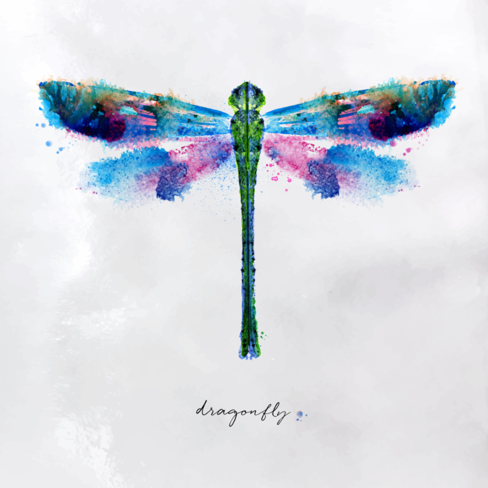 Dragonfly Glass Wall Art