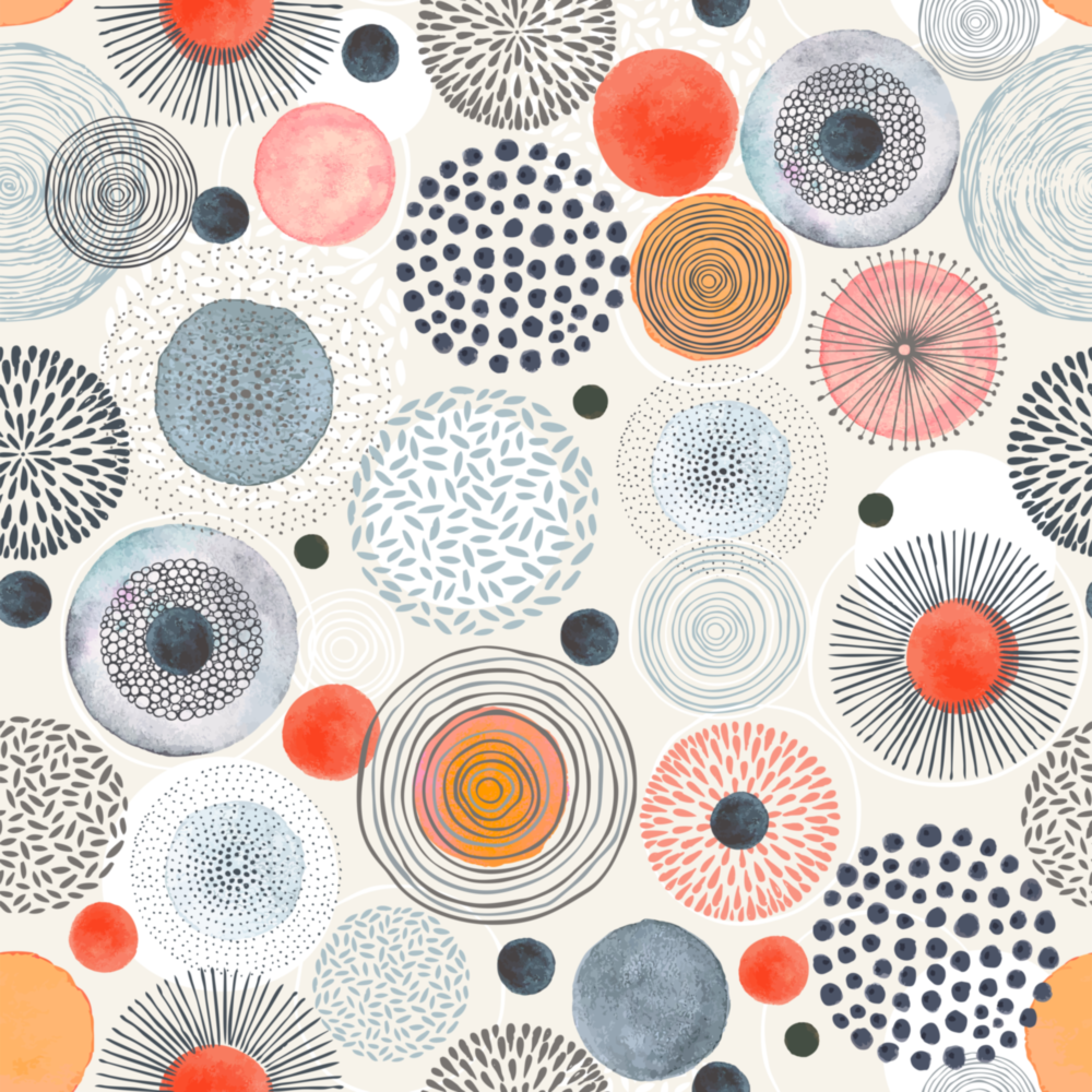 Dot to Flower Glass Wall Art