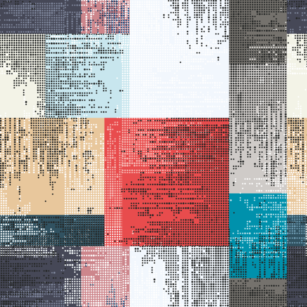 Patchwork Glass Wall Art