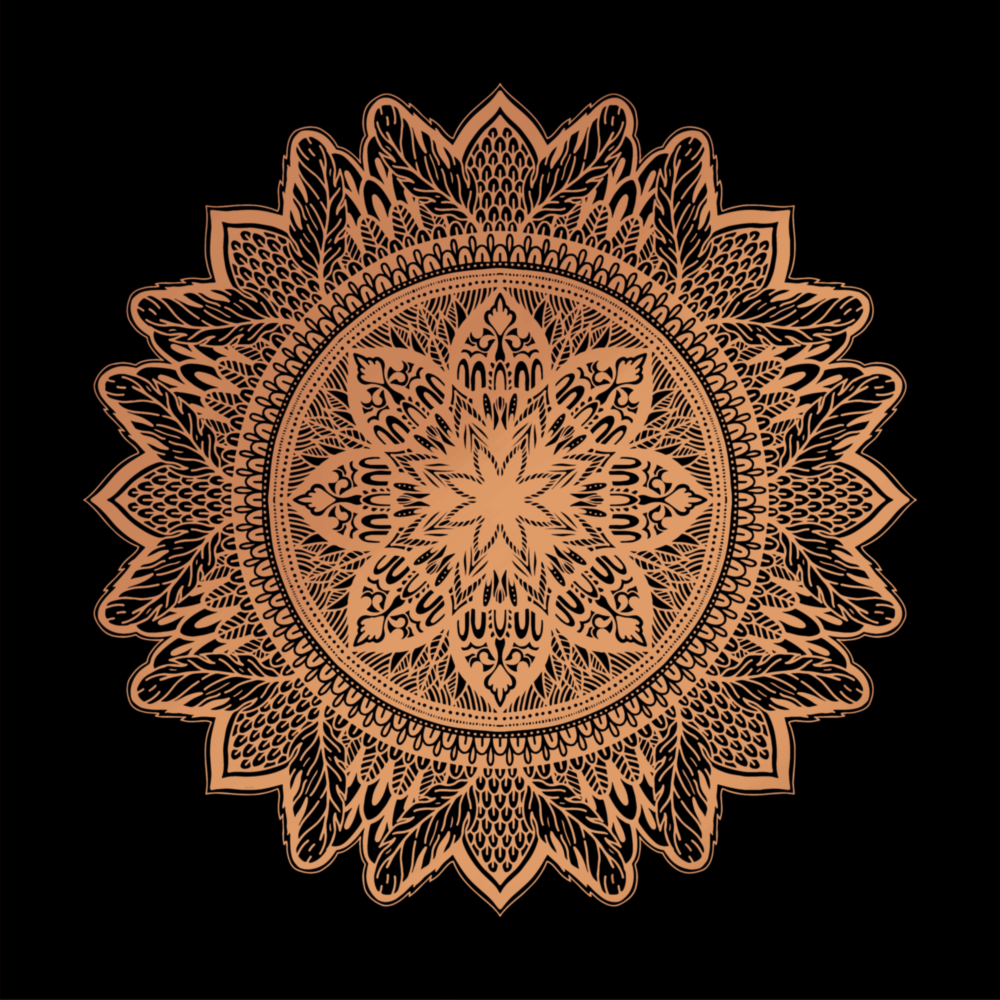 Nostalgic Lace Motif Glass Wall Art